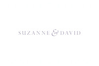 Suzanne & David's Wedding: The Slideshow